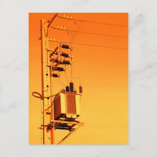 Carte Postale Matériel de distribution d'électricité