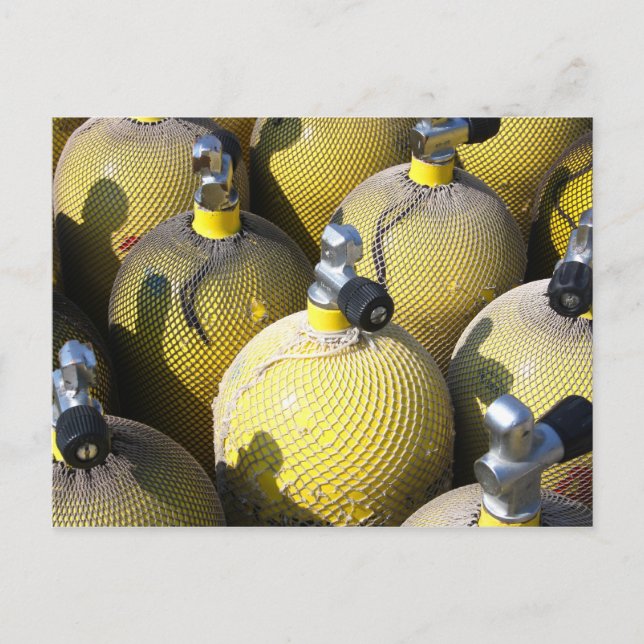 Carte postale Matériel de plongée sous-marine (Devant)