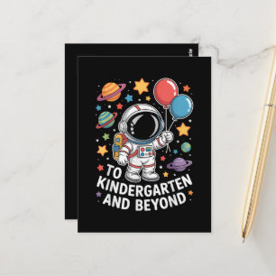 Carte Postale Maternelle et au-delà Astronaute Espace