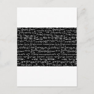 Carte Postale Math