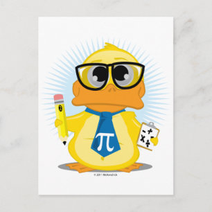 Carte Postale Math Enseignant Canard