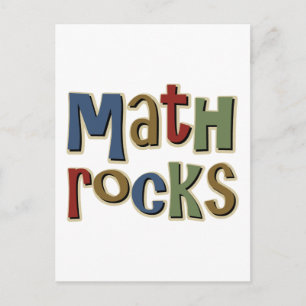 Carte Postale Math Rocks
