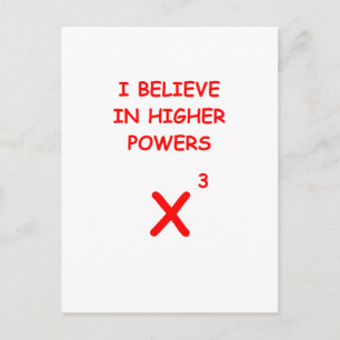 Carte Postale mathématiques
