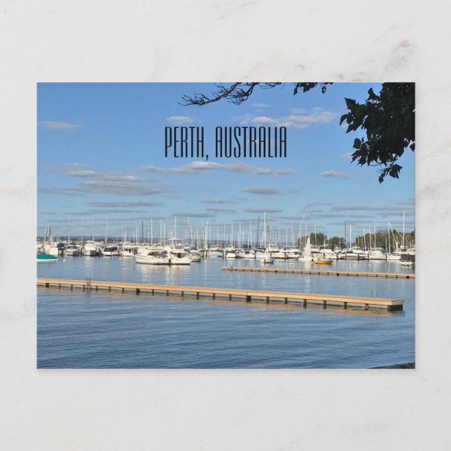 Carte Postale Mathilda Bay, Perth, Australie (Devant)