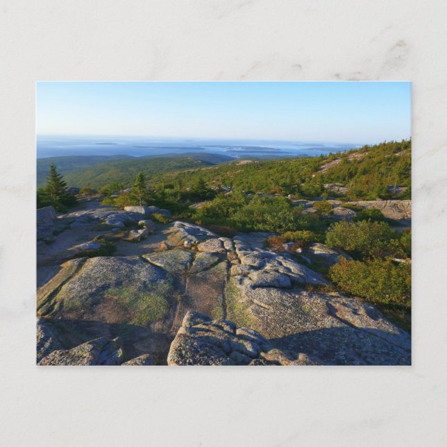 Carte Postale Matin au sommet du mont Cadillac à Acadia (Devant)