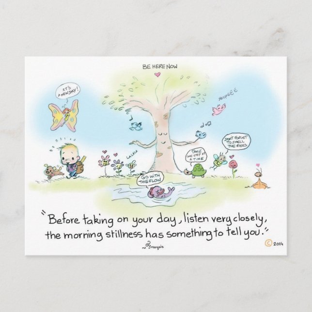 Carte postale Matin calme (Devant)