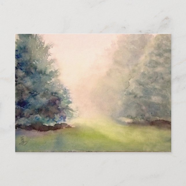 CARTE POSTALE MATIN DE MISTE -2 (Devant)