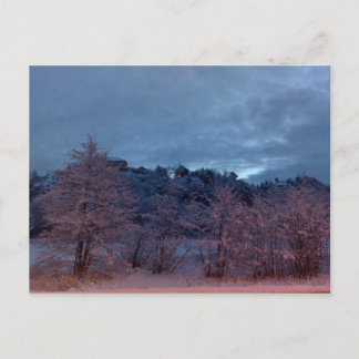 Carte Postale Matin de traçage