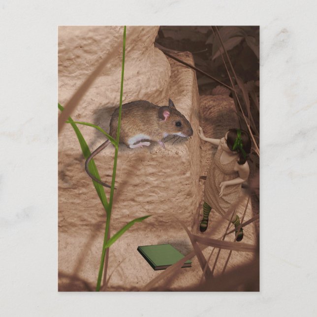 Carte Postale Matin Mlle Mouse.. (Devant)