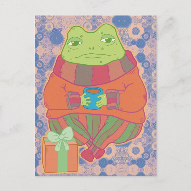 Carte Postale Matin Noël (Devant)