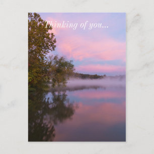 Carte Postale Matin rose brillant