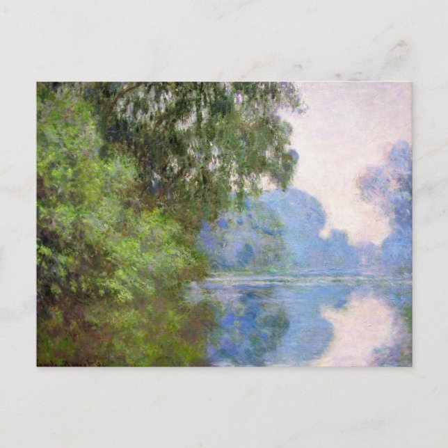 Carte Postale Matin sur la Seine près de Giverny Claude Monet (Devant)