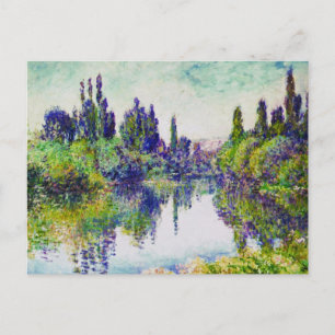 Carte Postale Matin sur la Seine, près de Vetheuil Claude Monet