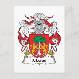 Carte Postale Matos Family Crest