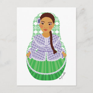 Carte postale Matryoshka Argentine