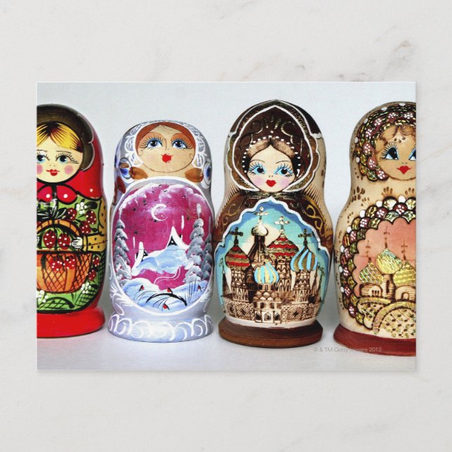Carte Postale Matryoshkas (Devant)