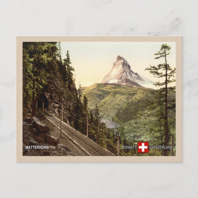 Carte Postale Matterhorn Alpes suisses Zermatt Suisse (Devant)