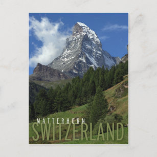 Carte Postale matterhorn en suisse