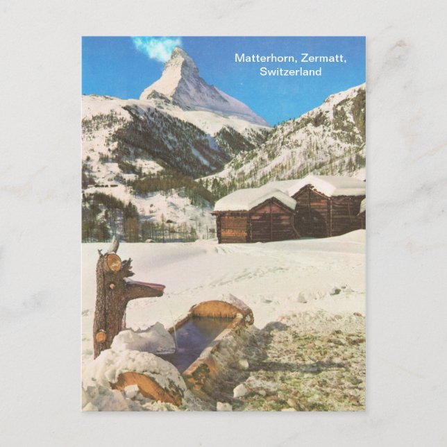 Carte Postale Matterhorn, Zermatt, Suisse (Devant)