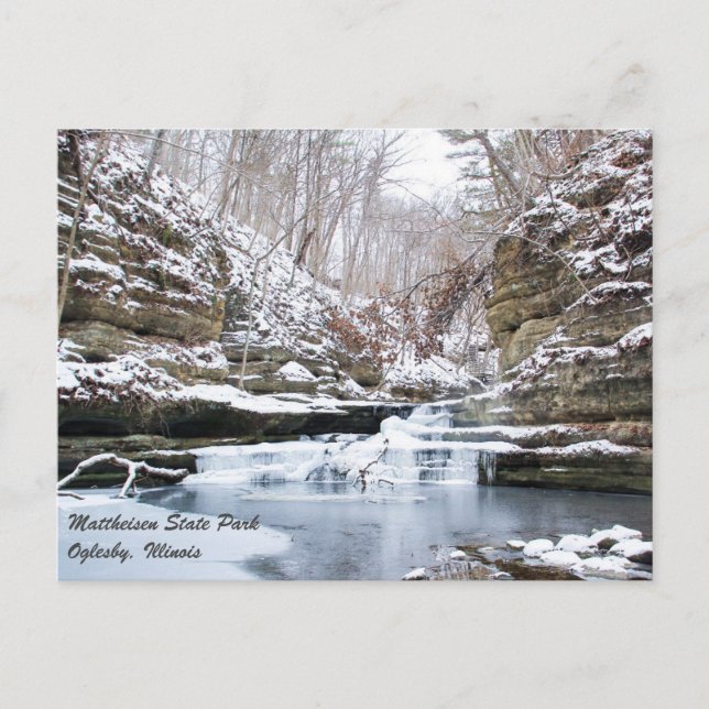 Carte postale Matthiessen Illinois State Park (Devant)