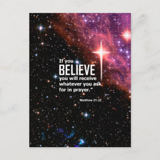 Carte Postale Matthieu 21:22