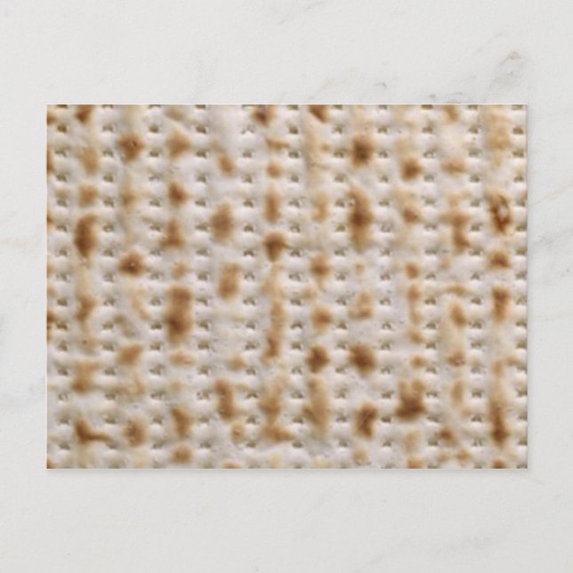 Carte Postale MATZAH POSTCARD ~ sans levain et pesadich (Devant)