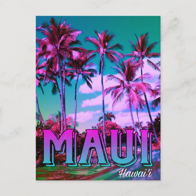 Carte Postale Maui Hawai'i Postcard  (Devant)