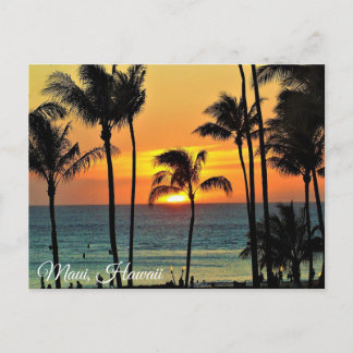 Carte postale Maui, Hawaii Sunset Photography
