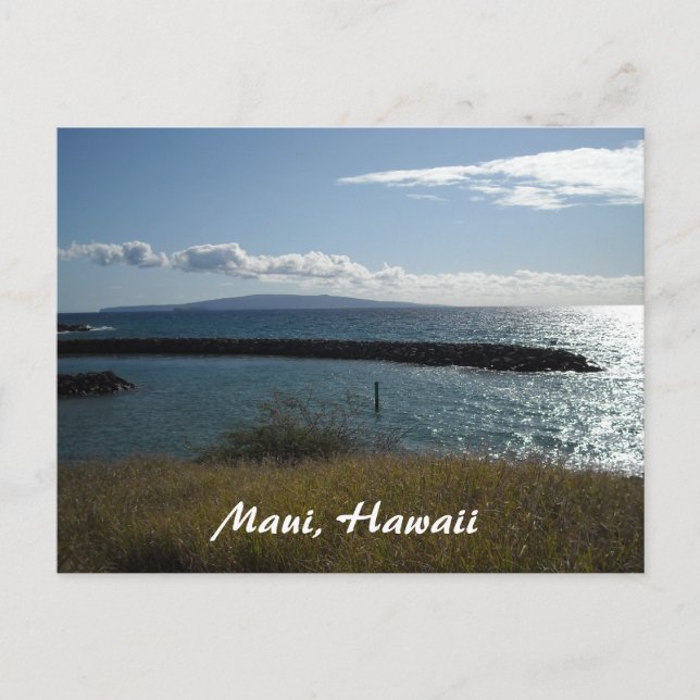 Carte Postale Maui, Hawaii Vue sur l'océan (Devant)