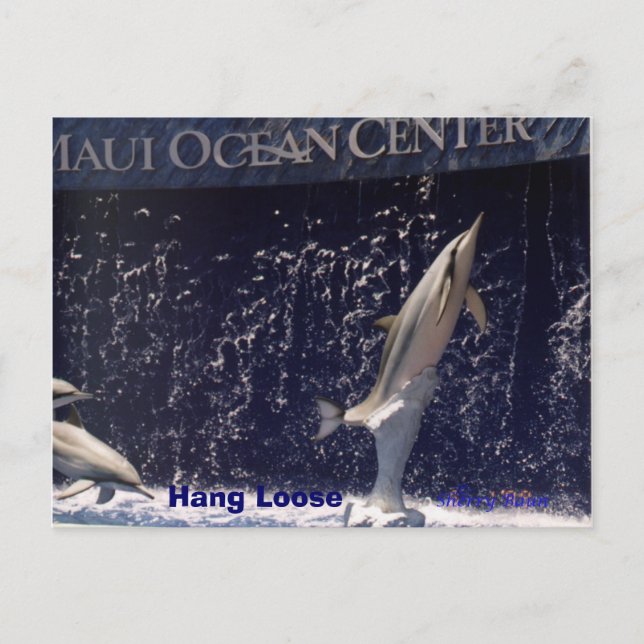 Carte Postale Mauii Ocean Hang Loose (Devant)