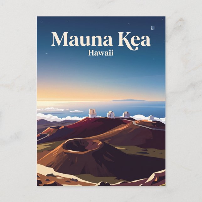 Carte Postale Mauna Kea Hawaï (Devant)
