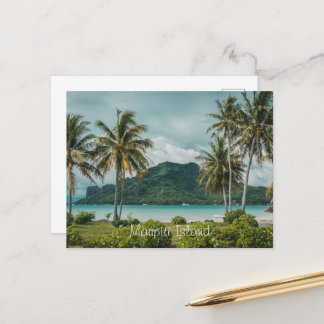 Carte Postale Maupiti, île polynésienne française