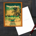 Carte Postale Maurice Afrique de l'Est Palmiers Vintages Souveni<br><div class="desc">Le design de la plage de l'Afrique de l'Est Maurice est un grand cadeau de Noël ou d'anniversaire pour les fans des plages de l'île Maurice et de la côte pacifique. Le design de l'été est un cadeau parfait pour les amateurs de voyage et les amateurs de destinations tropicales.</div>