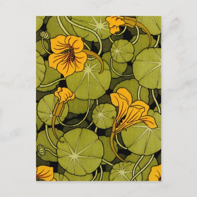 Carte Postale Maurice Pillard ( dit Verneuil ) Floral Art Nouvea (Devant)