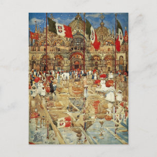 Carte Postale Maurice Prendergast- Splash of Sunshine and Rain