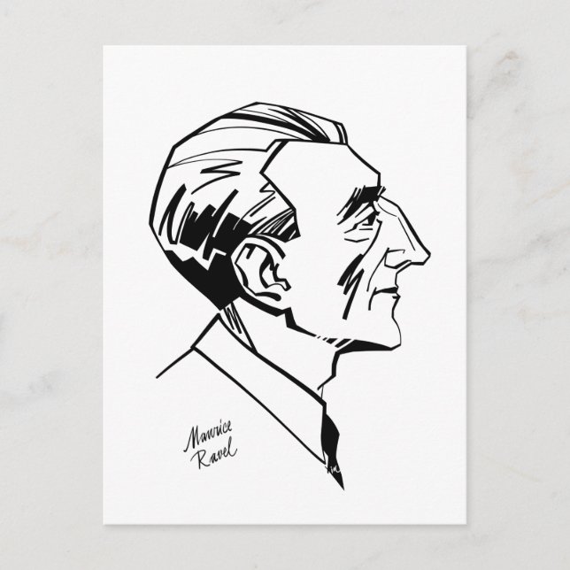 Carte Postale Maurice Ravel (Devant)