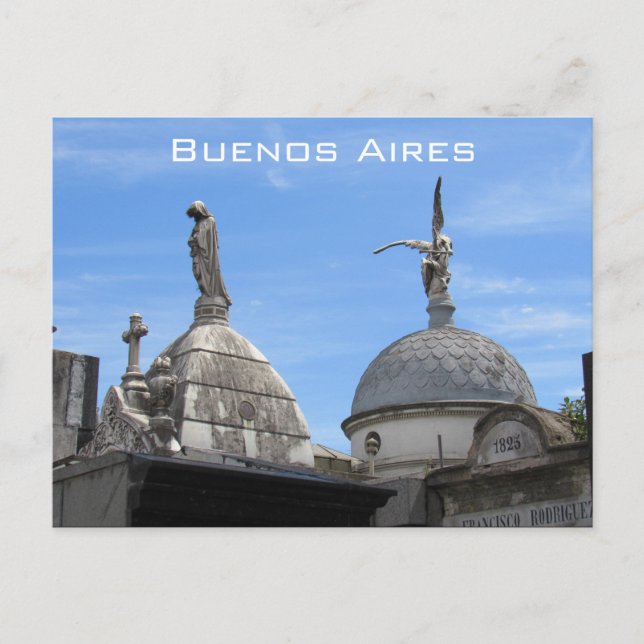 Carte Postale mausolée de la recoleta (Devant)