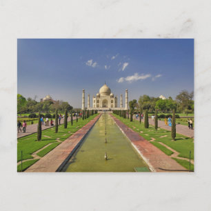 Carte Postale Mausolée de Taj Mahal / Agra, Inde 2