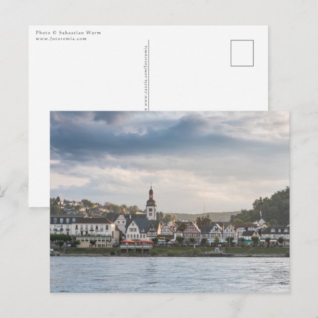 Carte Postale Mauvais Breisig sur le Rhin (Devant / Derrière)