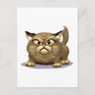 Carte Postale Mauvais chat