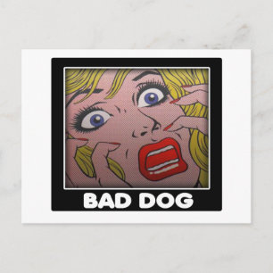 Carte Postale mauvais chien 2