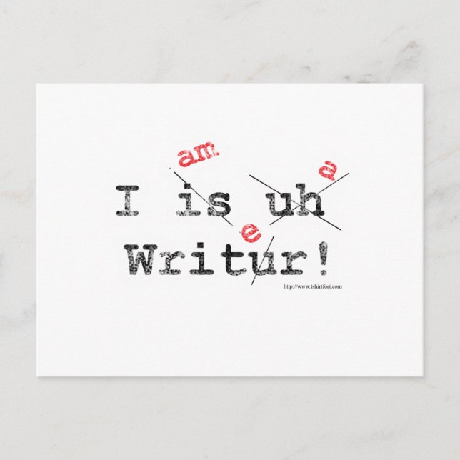 Carte Postale Mauvais Grammer (Devant)