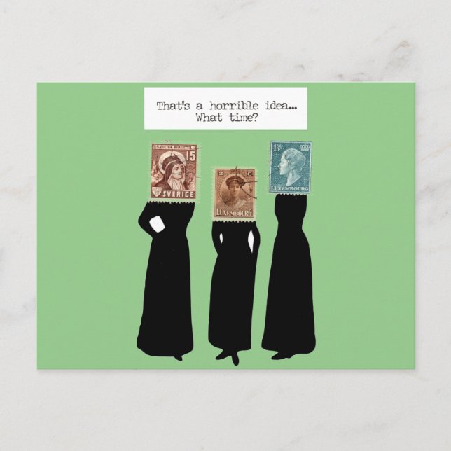 Carte Postale mauvaises idées (Devant)