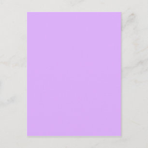 Carte Postale Mauve, code hexa violet pâle e0b0ff