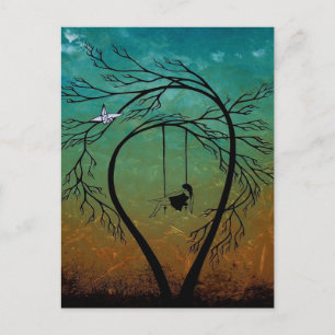 Carte Postale Maux de coeur et poésie 20...