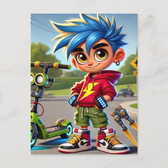 Carte Postale Max Rockett (Devant)