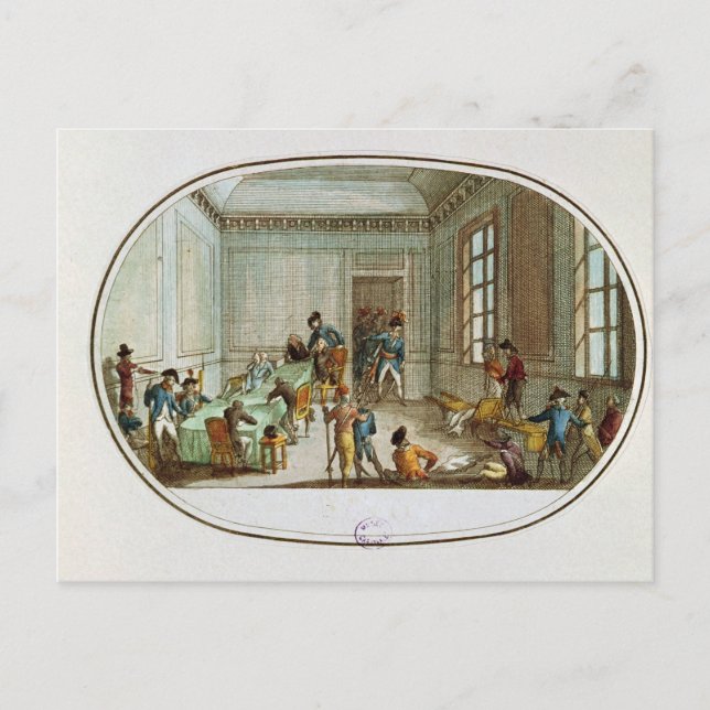 Carte Postale Maximilien de Robespierre blessé (Devant)