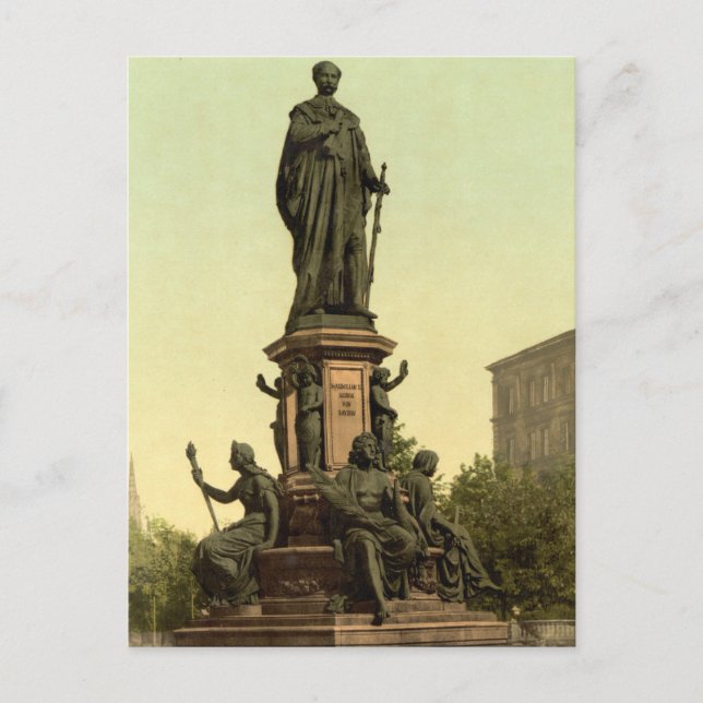 Carte Postale Maxmonument (Maximilian II) à München (Devant)