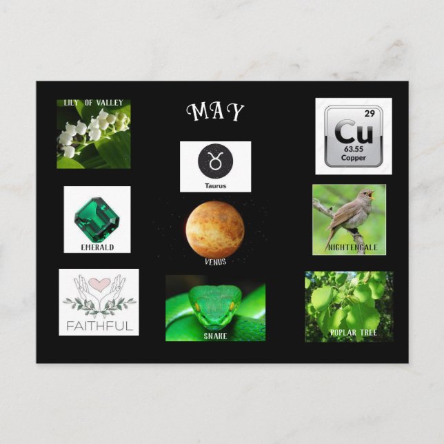 Carte postale may taurus (Devant)