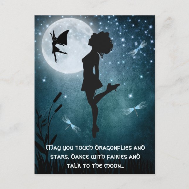 Carte Postale May You Dance with Fairies Irish Dance Hard Shoe (Devant)